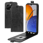 For Huawei nova Y61 4G Vertical Flip PU Leather Protective Cover Card Holder Crazy Horse Texture Magnetic Clasp Shockproof Phone Case