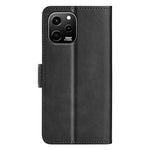 For Huawei nova Y61 4G PU Leather  Cell Phone Cover Dual Magnetic Clasp Calf Texture Case Foldable Stand Wallet