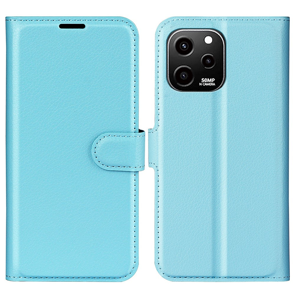 For Huawei nova Y61 4G Full Protection Flip Phone Case Litchi Texture PU Leather Stand Wallet Phone Cover