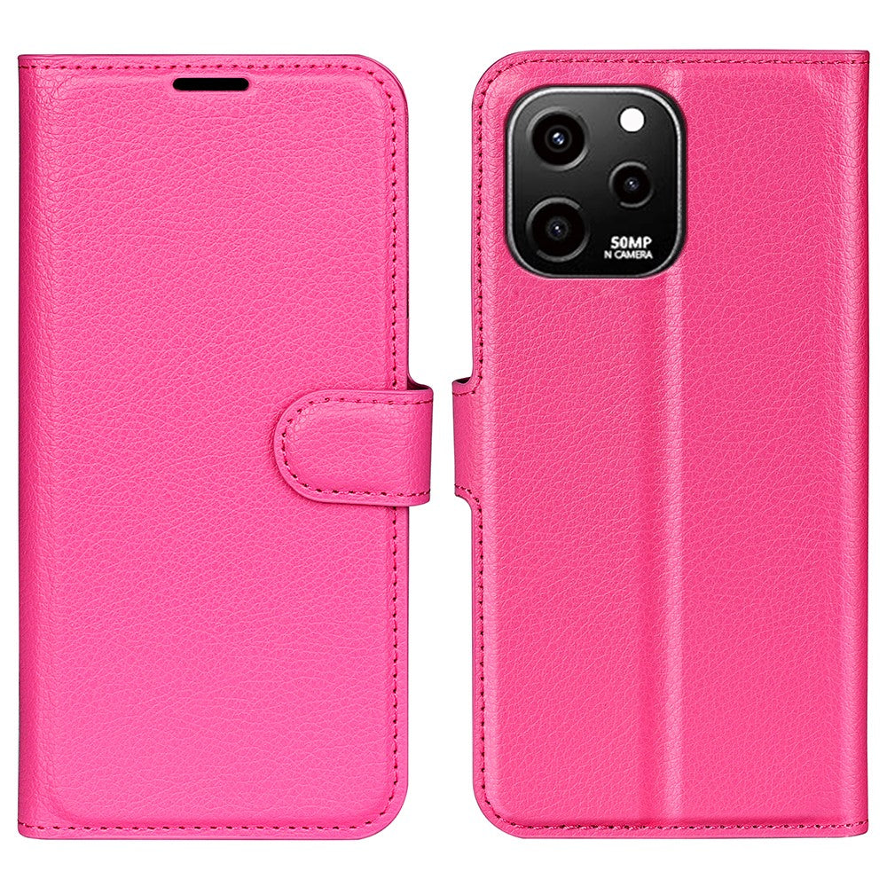 For Huawei nova Y61 4G Full Protection Flip Phone Case Litchi Texture PU Leather Stand Wallet Phone Cover
