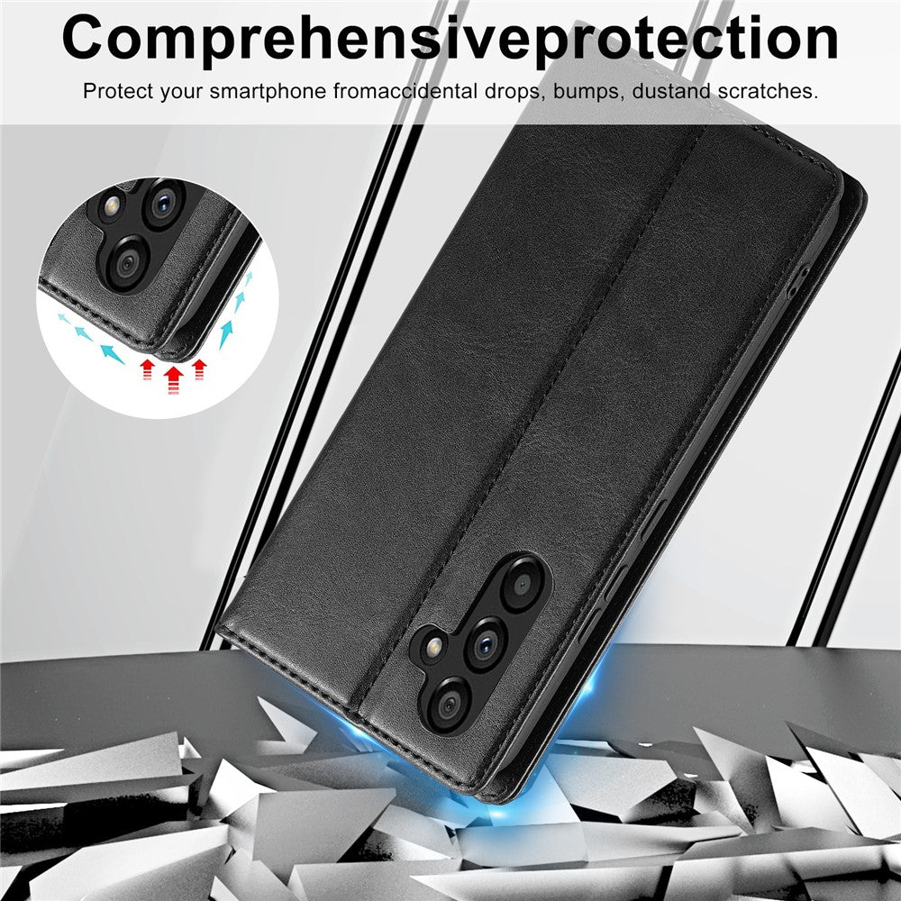 LC.IMEEKE Til Samsung Galaxy A54 5G Anti-ridse PU Læder Flip Cover Telefonpung RFID Blokerende Stander Magnetisk Absorption Stødsikkert Telefoncover