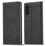LC.IMEEKE Til Samsung Galaxy A34 5G Beskyttende Mobiltelefoncover PU Læder Flip Folio Wallet Stand Magnetisk Absorptions Telefonetui