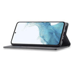 LC.IMEEKE Til Samsung Galaxy A34 5G Beskyttende Mobiltelefoncover PU Læder Flip Folio Wallet Stand Magnetisk Absorptions Telefonetui