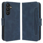 Til Samsung Galaxy A34 5G. Telefoncover i PU-læder med flere kortlommer. Stødsikkert magnetisk flip cover til mobiltelefon med pung- og standerfunktion.