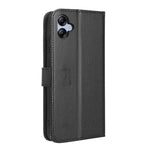 Til Samsung Galaxy A04e 4G / F04 4G / M04 4G Magnetisk Lukkebeskyttende Telefoncover Diamant Tekstur PU Læder Foldbart Stativ Flip Pung Telefoncover