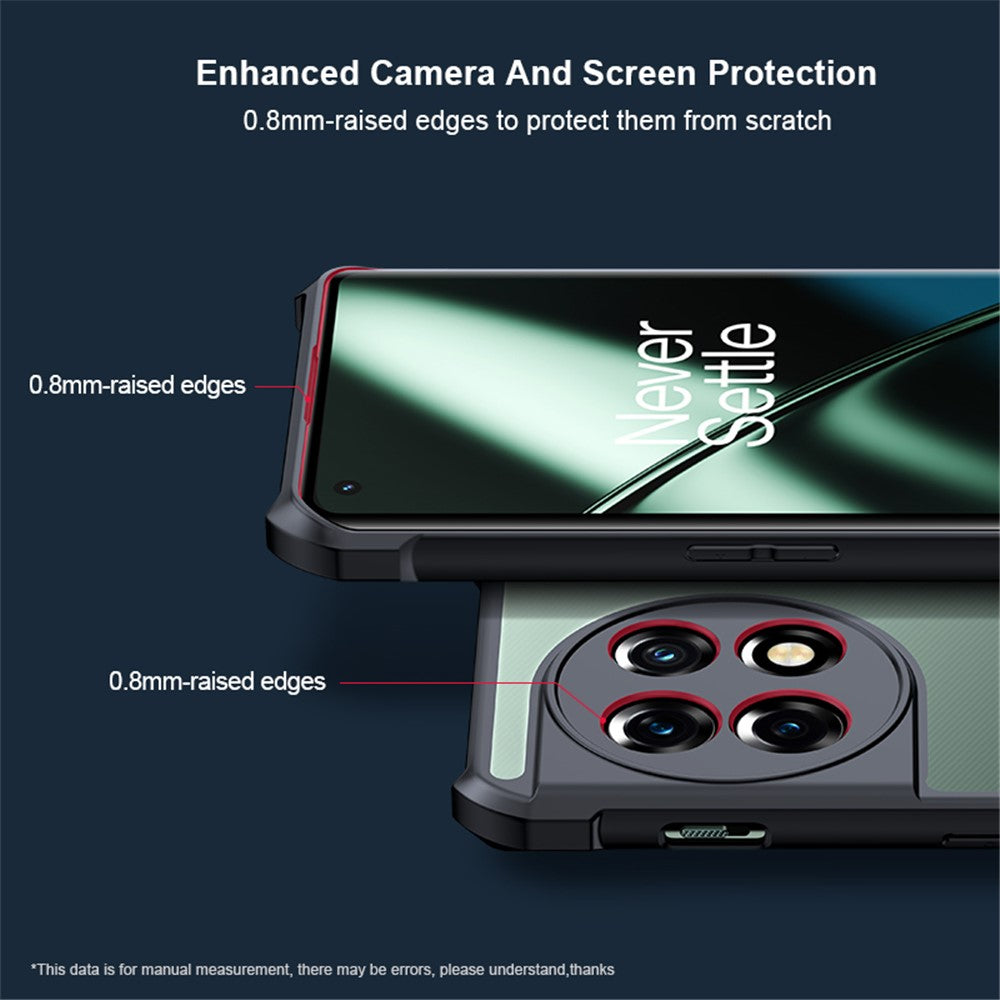 XUNDD För OnePlus 11 5G Akryl+TPU Stötsäkert mobilskal Exakta Utskärningar Kameraskydd Baksida
