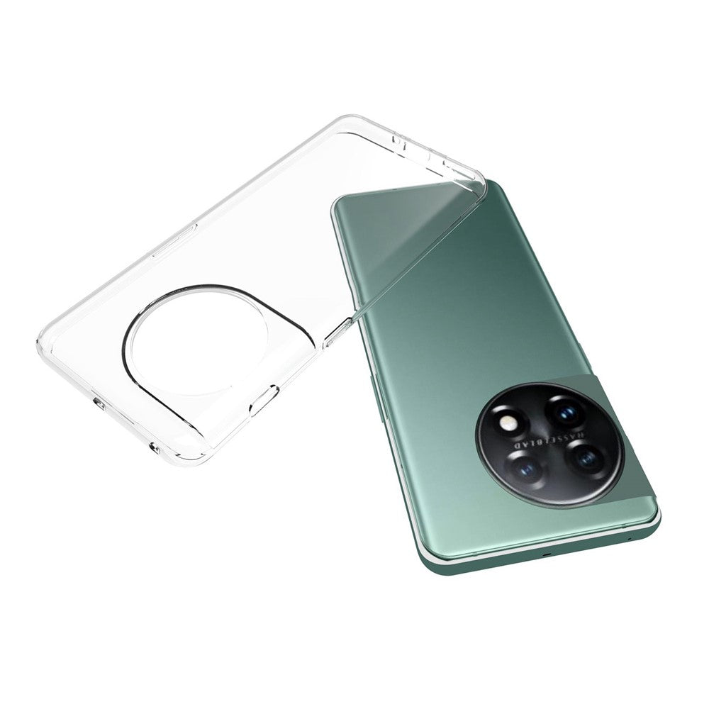 Til OnePlus 11 5G Krystalklar Telefoncover Stødbeskyttende Blødt TPU Slankt Cover