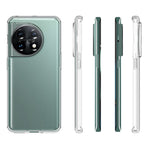 Til OnePlus 11 5G Krystalklar Telefoncover Stødbeskyttende Blødt TPU Slankt Cover