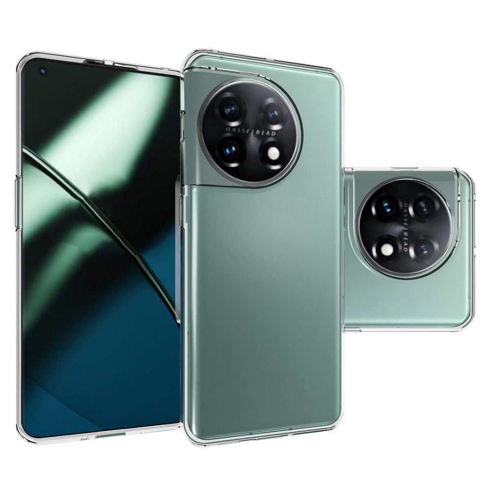 Til OnePlus 11 5G Krystalklar Telefoncover Stødbeskyttende Blødt TPU Slankt Cover