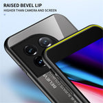 OnePlus 11 5G Gradient Color Phone Case Reptåligt Härdat Glas + PC Baksida TPU Ram Hybrid Skal