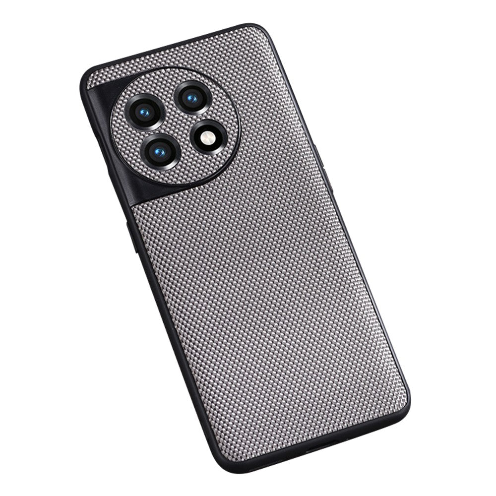 OnePlus 11 5G Nylonbelagt TPU-mobilskal Vävd textur Halkfri repfri skal