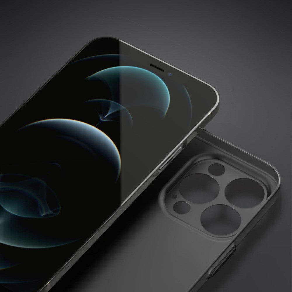 For iPhone 12 Pro Max 6.7 inch Anti-Scratch Matte Finish Phone Case Ultra Slim Protective PP Cover