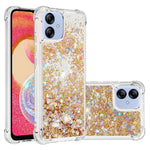 Til Samsung Galaxy A04e 4G / F04 4G / M04 4G TPU-cover Glitter Kvicksand Stødsikkert Telefon Bagcover