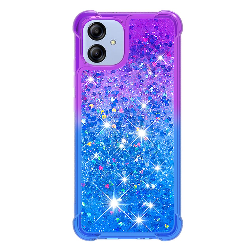 For Samsung Galaxy A04e 4G / F04 4G / M04 4G TPU Case Gradient Quicksand Phone Back Cover