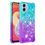 For Samsung Galaxy A04e 4G / F04 4G / M04 4G TPU Case Gradient Quicksand Phone Back Cover