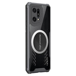 Oppo Find X5 Pro 5G Genomskinligt mobilskal Grafen Värmeavledning Gaming Cooling mobilskal Fungerar för Magnetisk Bilhållare