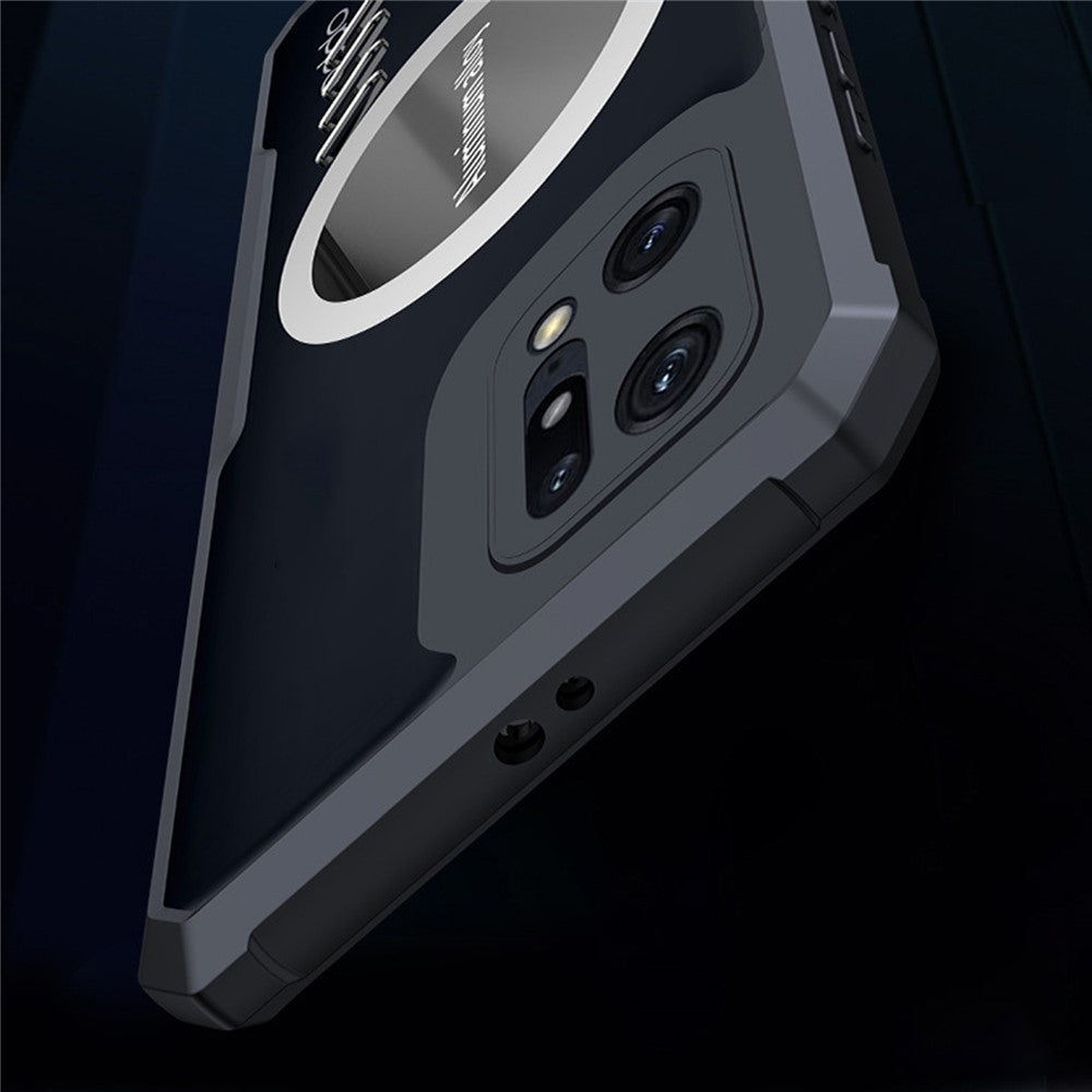 Oppo Find X5 Pro 5G Genomskinligt mobilskal Grafen Värmeavledning Gaming Cooling mobilskal Fungerar för Magnetisk Bilhållare