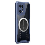 Oppo Find X5 Pro 5G Genomskinligt mobilskal Grafen Värmeavledning Gaming Cooling mobilskal Fungerar för Magnetisk Bilhållare