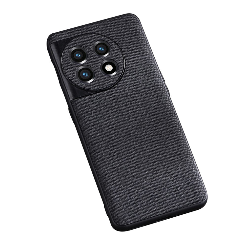 Til OnePlus 11 5G telefoncover med stoftekstur, ridsefast TPU beskyttelsesetui