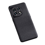 For OnePlus 11 5G Cloth Texture Phone Cover Anti-scratch TPU Protective Case