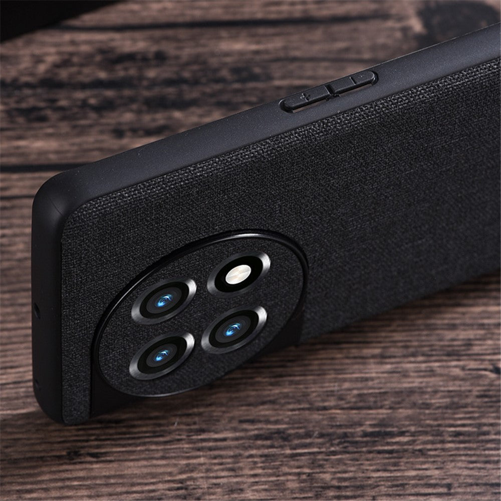 For OnePlus 11 5G Cloth Texture Phone Cover Anti-scratch TPU Protective Case