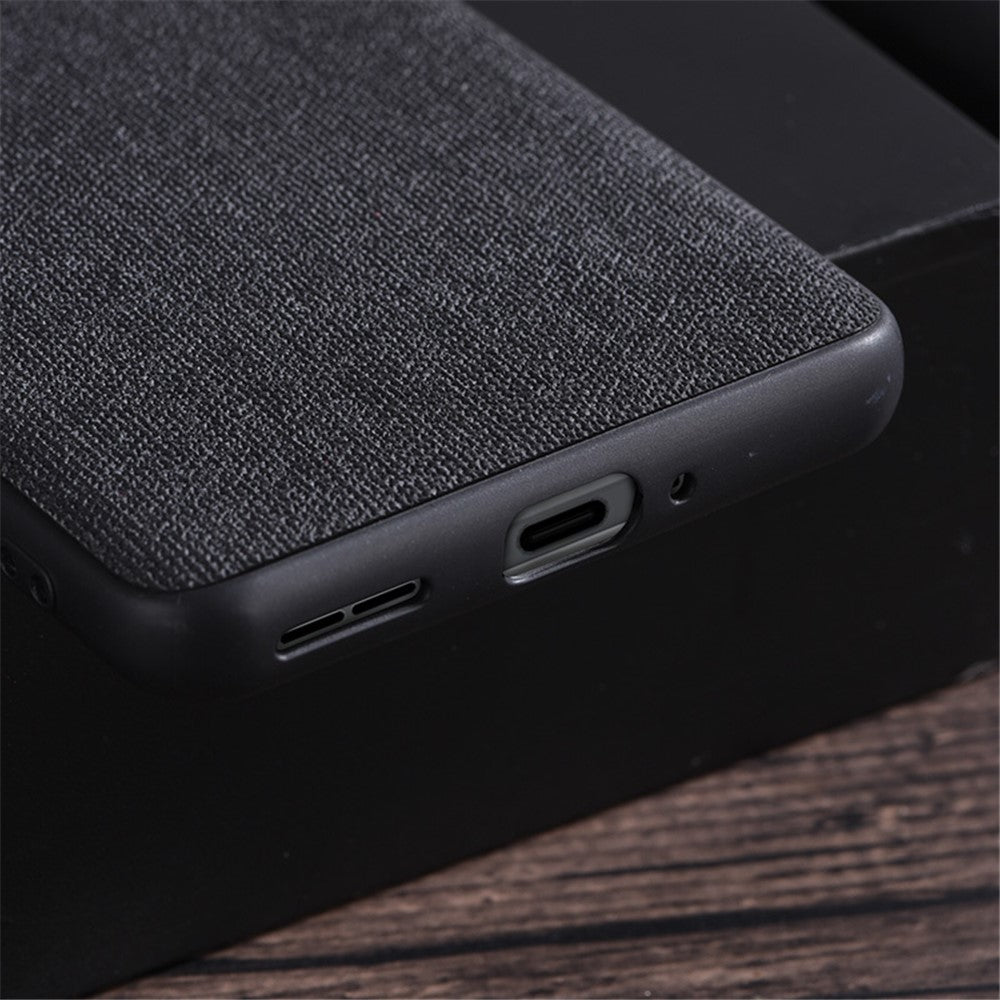 OnePlus 11 5G Tygtextur mobilskal Reptåligt TPU Skyddsskal