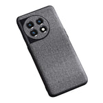 For OnePlus 11 5G Cloth Texture Phone Cover Anti-scratch TPU Protective Case