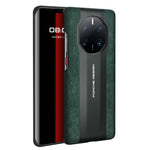 QIALINO Slim-skal till Huawei Mate 50 RS Porsche Design 4G-mobilskal Hårt PC-skyddsskal för män