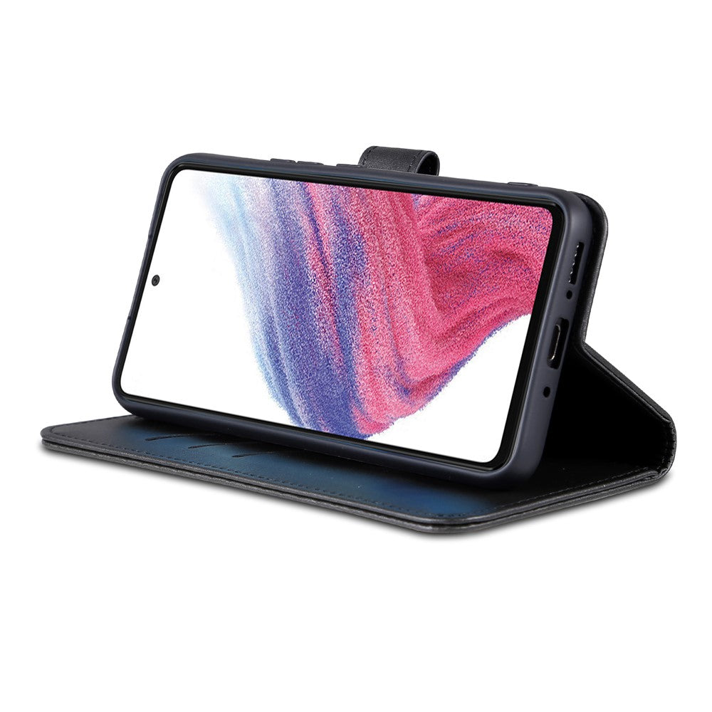 AZNS For Samsung Galaxy A34 5G Shockproof Phone Case Protective Magnetic Flip Leather Wallet Cover with Stand