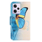 Leather Case for Xiaomi Redmi Note 12 5G (Global) / (India) / (China) / Poco X5 5G Cross Texture Wallet Stand Pattern Printing Phone Cover