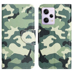 Leather Case for Xiaomi Redmi Note 12 5G (Global) / (India) / (China) / Poco X5 5G Cross Texture Wallet Stand Pattern Printing Phone Cover