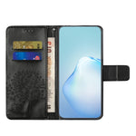PU Leather Phone Case For Xiaomi Redmi Note 12 Pro+ 5G , Imprinted Owl Tree Pattern Protective Phone Stand Wallet Cover