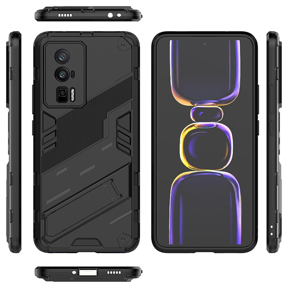 Kickstand Phone Case for Xiaomi Poco F5 Pro 5G / Redmi K60 Pro 5G / K60 5G Anti-scratch Soft TPU Hard PC Cover
