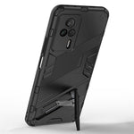 Phone Cover Kickstand For Xiaomi Redmi K60E 5G, Anti-scratch TPU+PC Mobile Phone Case
