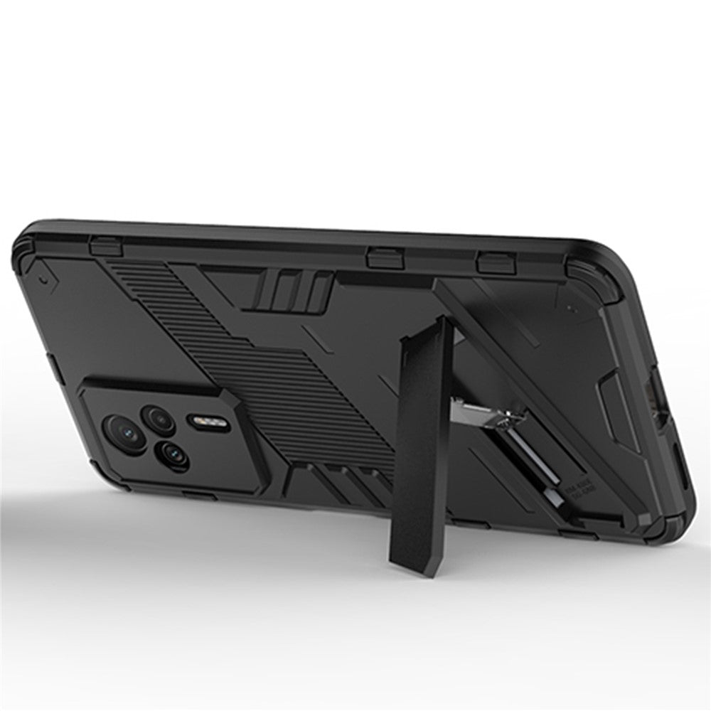 Phone Cover Kickstand For Xiaomi Redmi K60E 5G, Anti-scratch TPU+PC Mobile Phone Case