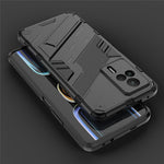 Phone Cover Kickstand For Xiaomi Redmi K60E 5G, Anti-scratch TPU+PC Mobile Phone Case