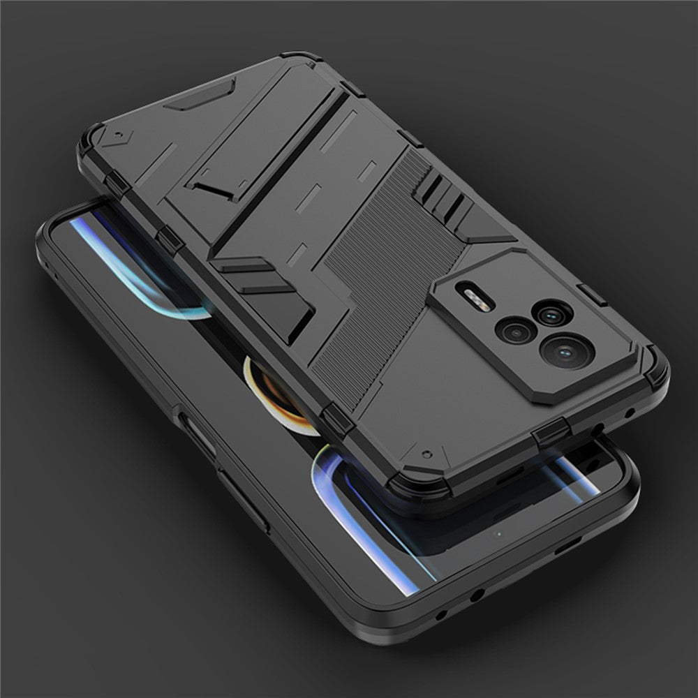Phone Cover Kickstand For Xiaomi Redmi K60E 5G, Anti-scratch TPU+PC Mobile Phone Case
