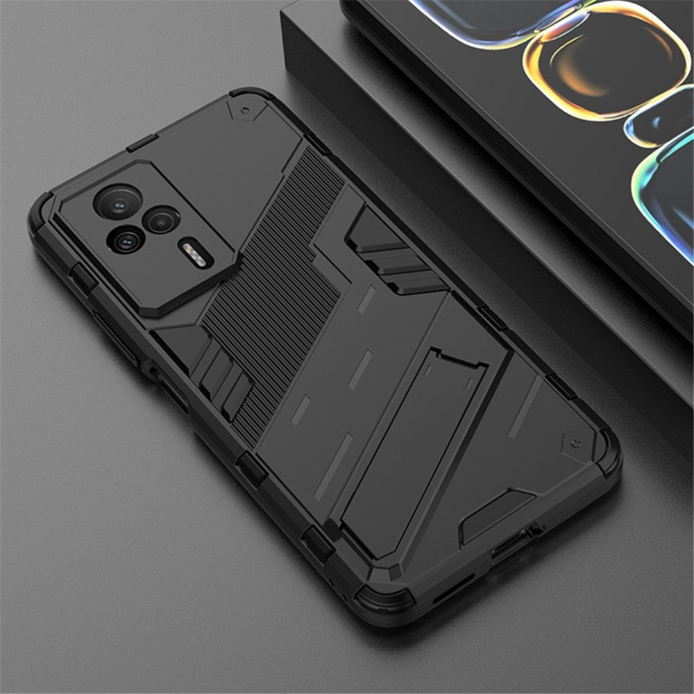 Phone Cover Kickstand For Xiaomi Redmi K60E 5G, Anti-scratch TPU+PC Mobile Phone Case