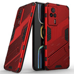 Phone Cover Kickstand For Xiaomi Redmi K60E 5G, Anti-scratch TPU+PC Mobile Phone Case
