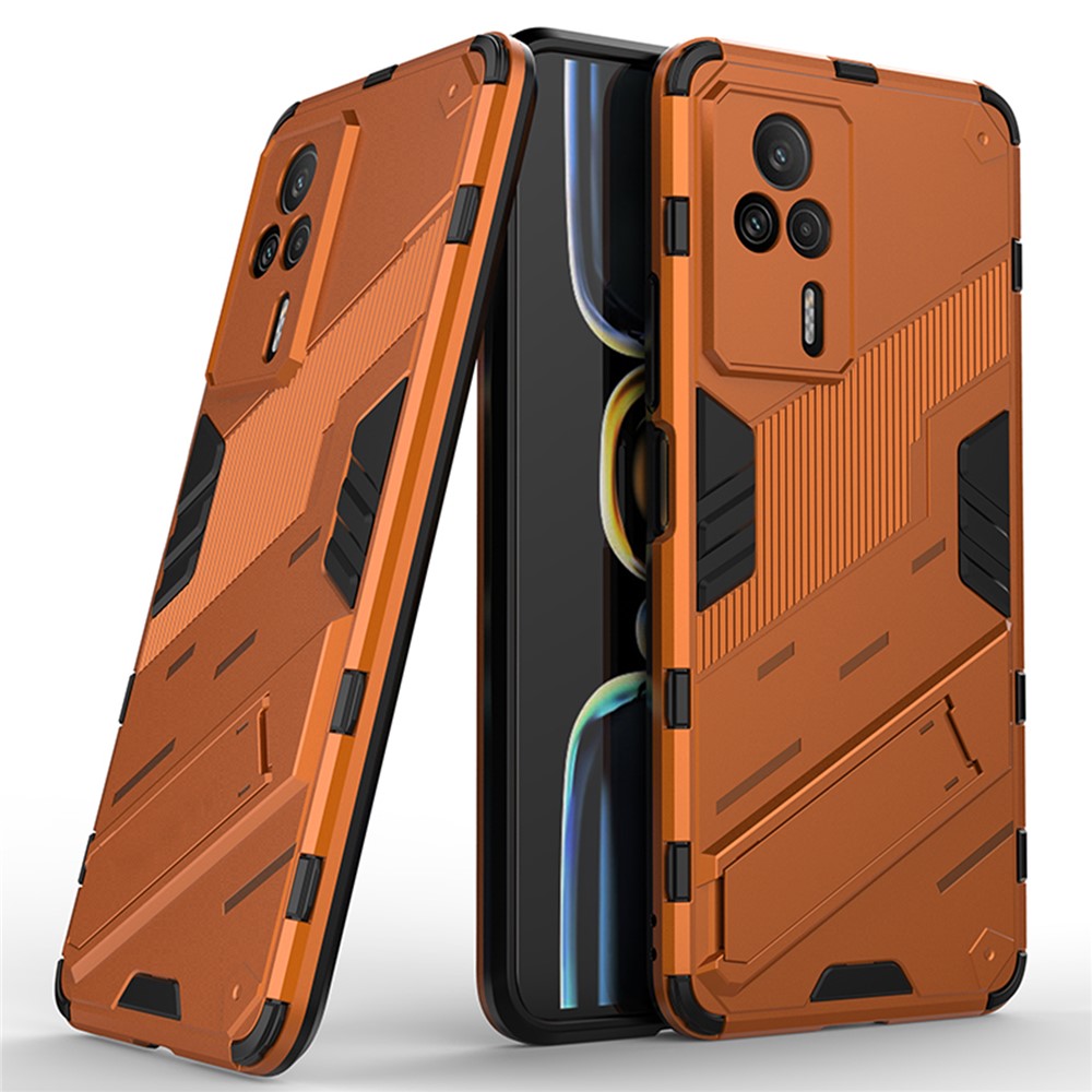 Phone Cover Kickstand For Xiaomi Redmi K60E 5G, Anti-scratch TPU+PC Mobile Phone Case