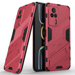 Phone Cover Kickstand For Xiaomi Redmi K60E 5G, Anti-scratch TPU+PC Mobile Phone Case