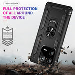 Ring Kickstand Phone Case for Xiaomi 13 Pro 5G, Military Grade Shockproof PC + TPU Protective Cover