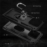 Ring Kickstand Phone Case for Xiaomi 13 Pro 5G, Military Grade Shockproof PC + TPU Protective Cover