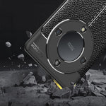 For Honor X9a 5G Drop-proof Mobile Phone Case Litchi Texture TPU Slim Protective Phone Cover
