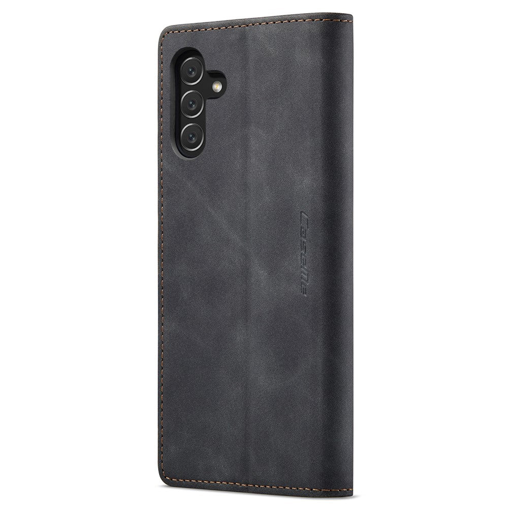 CASEME 013-seriens mobilcover til Samsung Galaxy A14 5G / A14 4G, stående pung i PU-læder