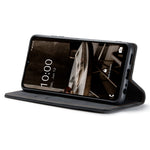 CASEME 013-seriens mobilcover til Samsung Galaxy A14 5G / A14 4G, stående pung i PU-læder