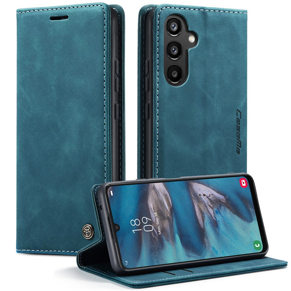 CASEME 013 Series for Samsung Galaxy A34 5G Phone Case PU Leather Wallet Stand Case Protective Cover