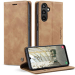 CASEME 013 Series for Samsung Galaxy A34 5G Phone Case PU Leather Wallet Stand Case Protective Cover