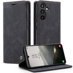 CASEME 013 Series for Samsung Galaxy A34 5G Phone Case PU Leather Wallet Stand Case Protective Cover