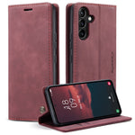 CASEME 013 Series Phone Case for Samsung Galaxy A54 5G PU Leather Case Wallet Stand Shockproof Cover